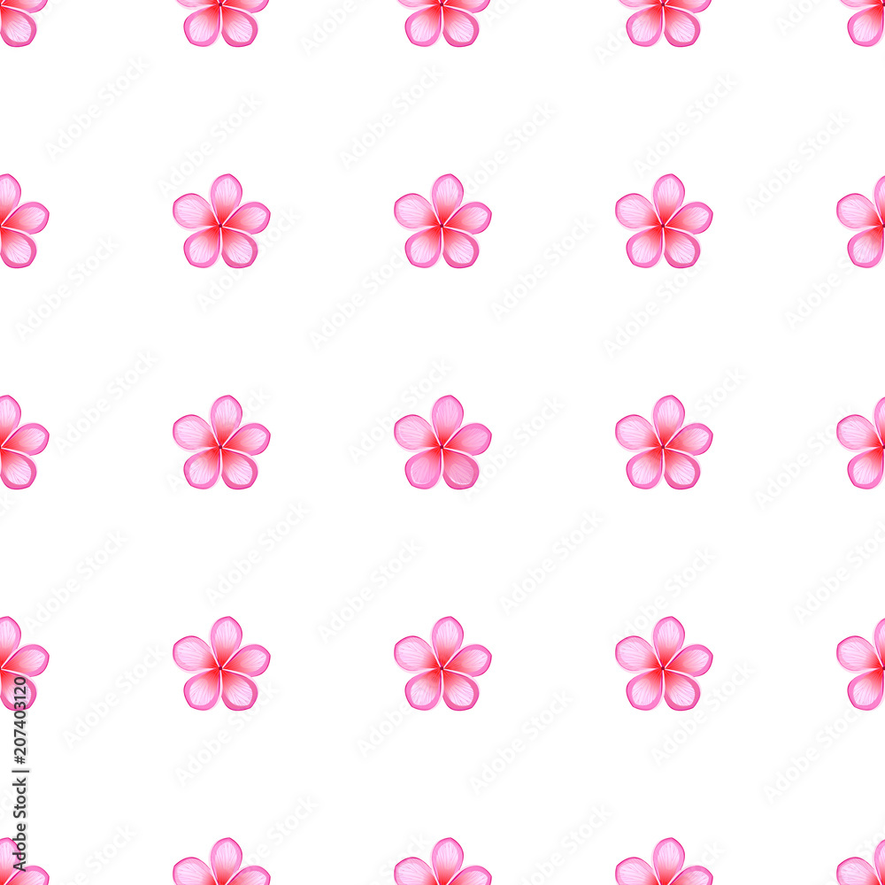 Seamless Pattern with Sakura Blossom Isolated Seamless Pattern with Sakura Blossom Isolated