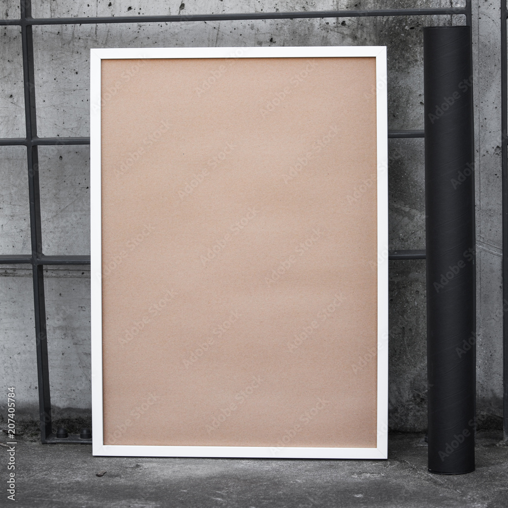 Fototapeta premium pusty plakat, makieta, prezentacja projektu