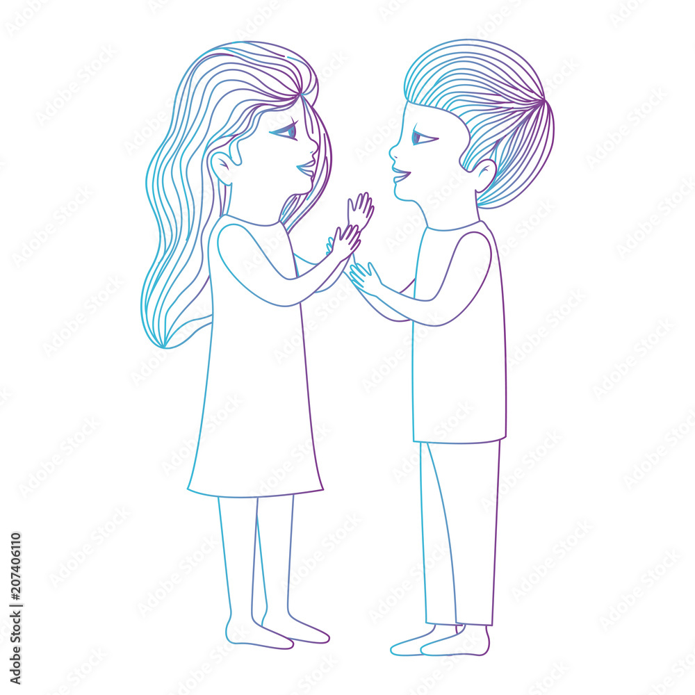 cute little kids avatars characters vector illustration design cute little kids avatars characters vector illustration design