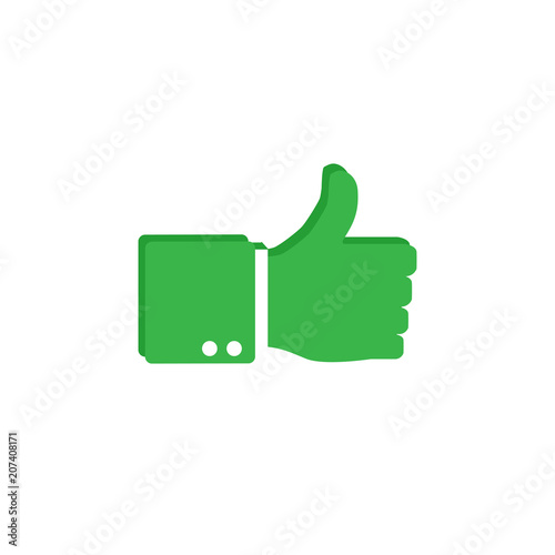 Like and dislike concept. Vector illustration. Thumb up and down icons.