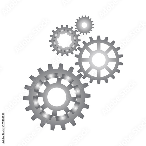 Vector background. Gears, trundles and cogwheels, machine mechanism.