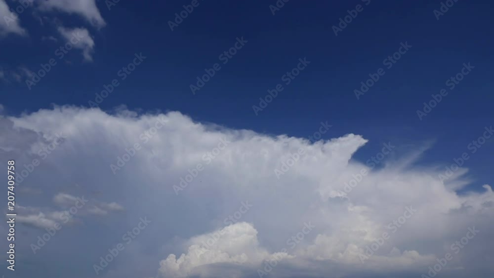 Cloudscape against blue sky - timelapse Cloudscape against blue sky - timelapse