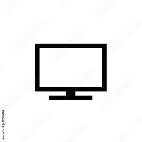 TV icon Vector illustration, EPS10.