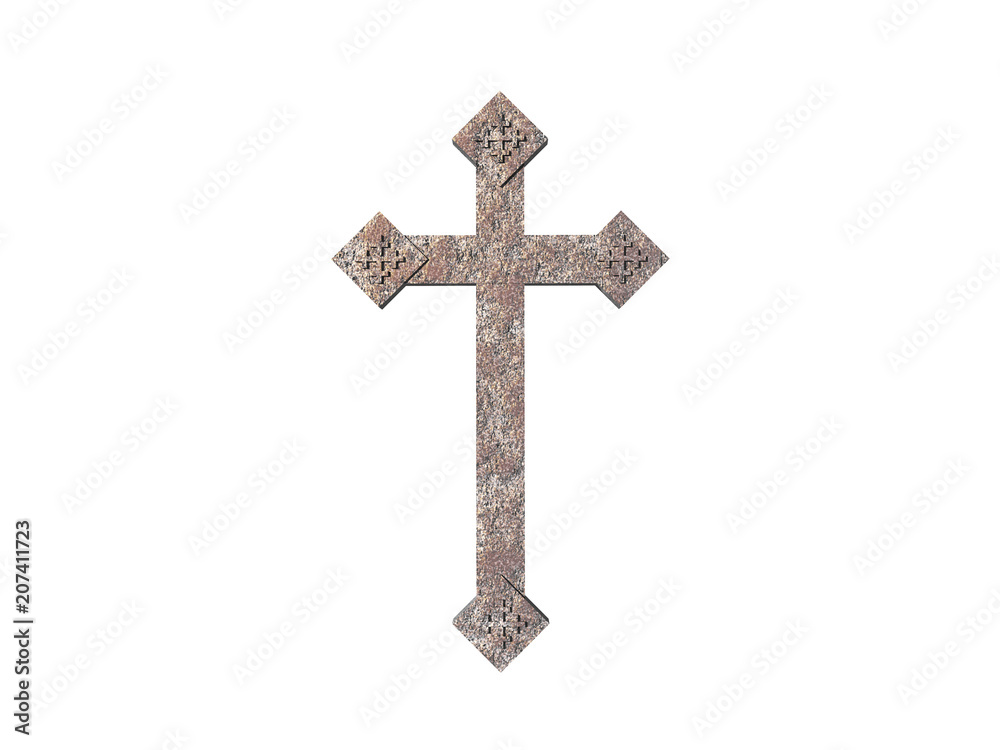 Metallisches Kreuz 