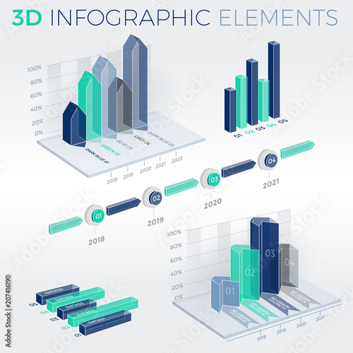3D Infographic Elements