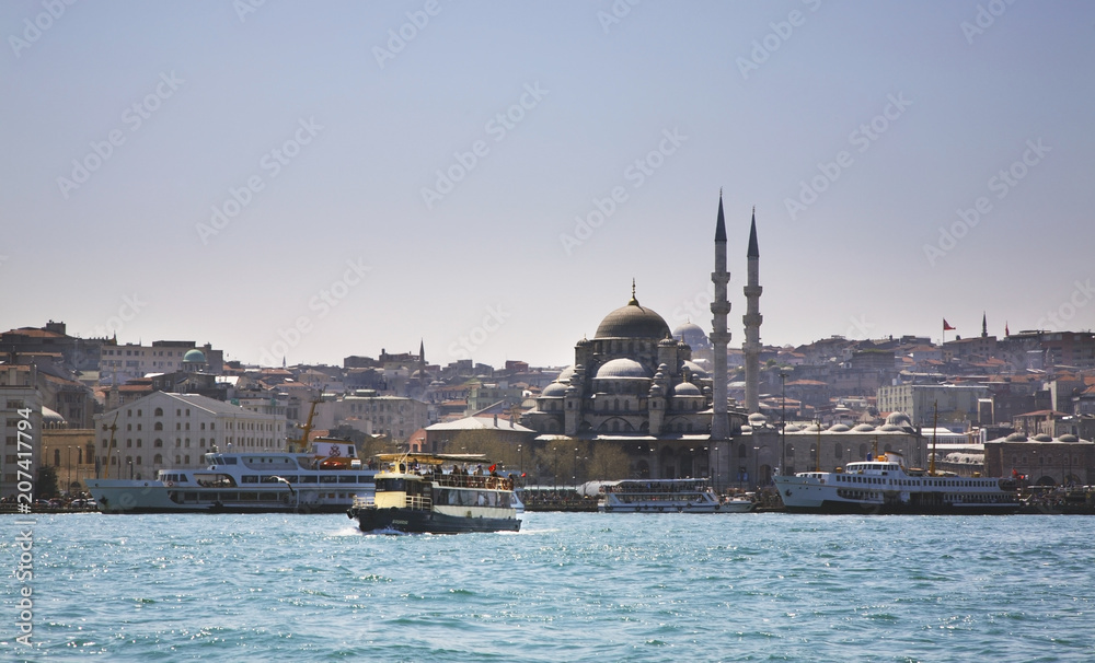 Golden Horn in Istanbul. Turkey
