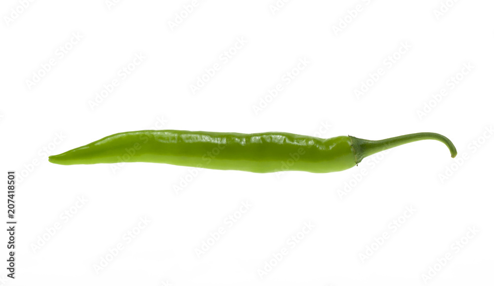 chili pepper isolated on a white chili pepper isolated on a white