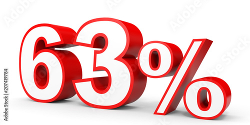 Sixty three percent off. Discount 63 %.
