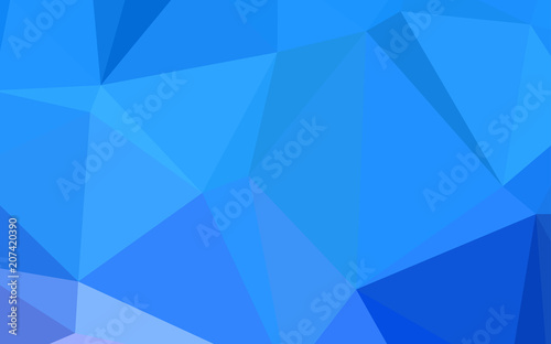 Light BLUE vector abstract polygonal background.