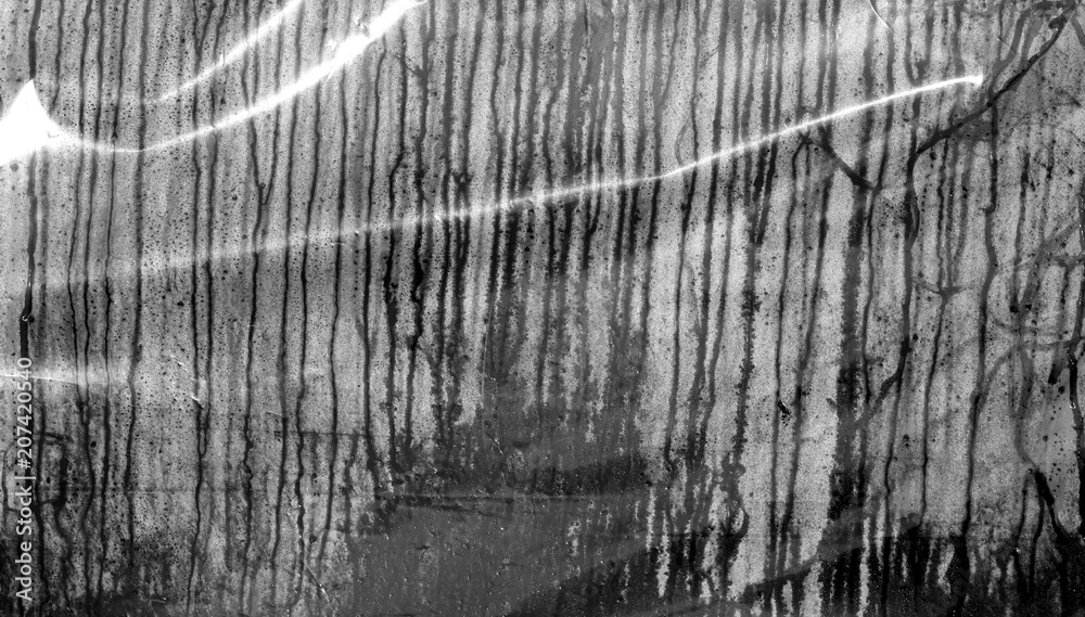 Condensation drops texture in black and white.