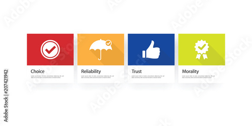 Business Ethics Infographic Icon Set