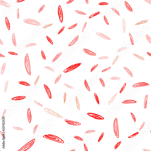 Light Red vector seamless background with bubbles.