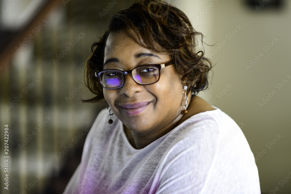 African American Woman, Smile, Smiling African American Woman, Smile, Smiling