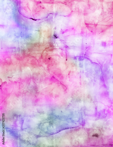 Watercolor Background Colorful Pastel
