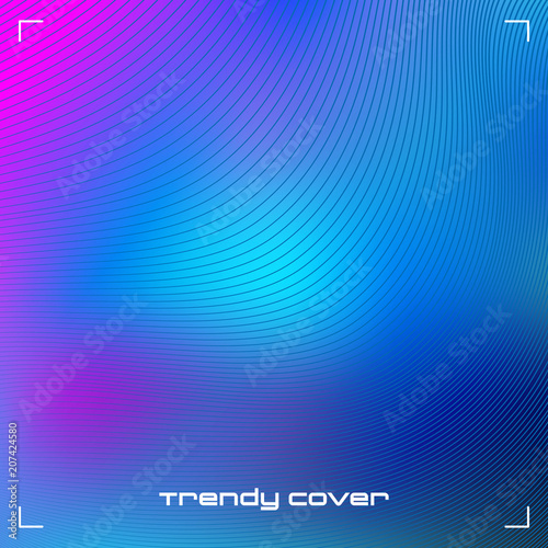 Trendy vector background. Abstract mesh design. Future geometric patterns