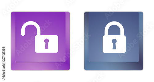 Tasten Gegenteil - Schloss offen/zu