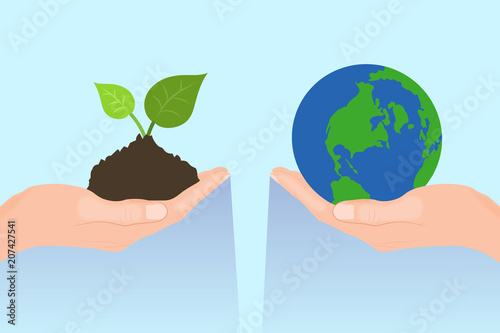 Umwelt Natur - Erde