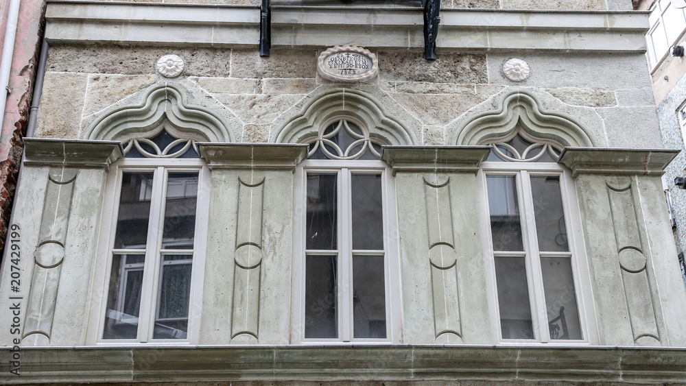 Obraz premium Old House in Fener District, Istanbul, Turkey