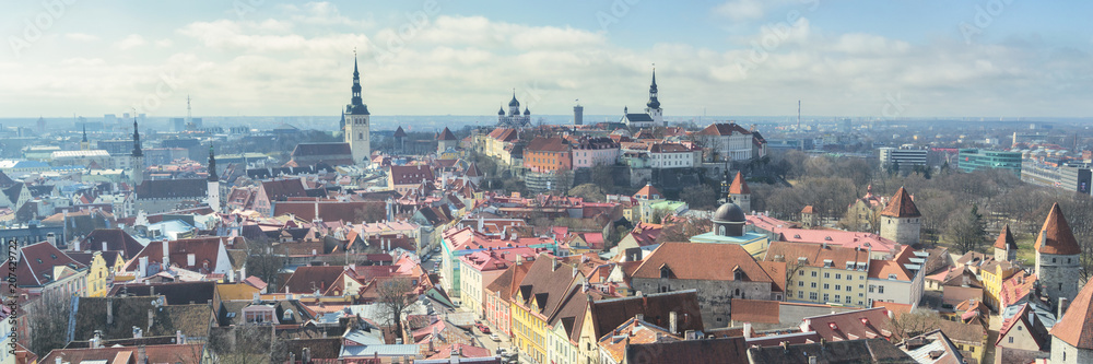 Cityscape of Tallinn, Estonia