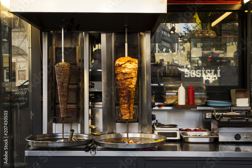Turkish donner kebab