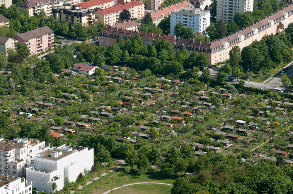 Fototapeta premium Kleingartenanlage