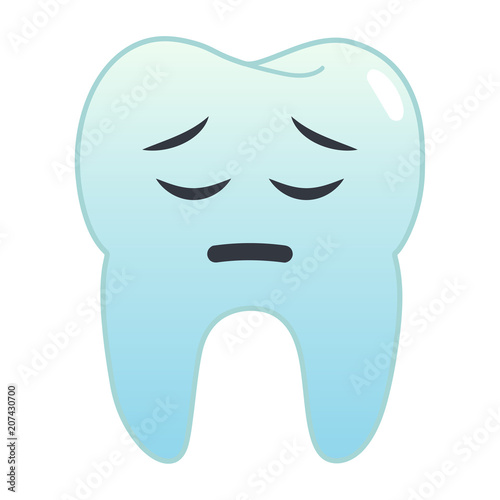 Zahn Emoji - bedauernd