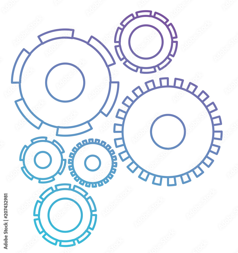 gears machine isolated icon vector illustration design gears machine isolated icon vector illustration design
