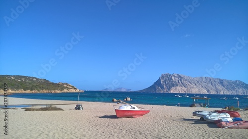 Boat in Sardenia photo