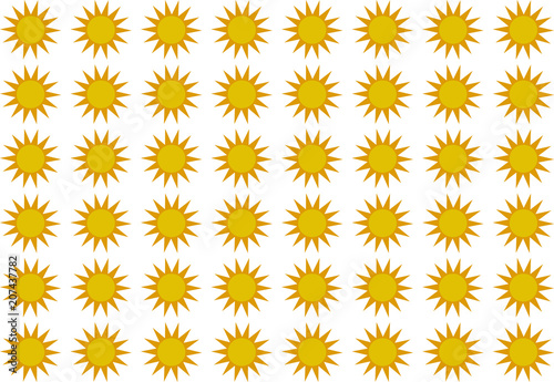 Fondo de soles.