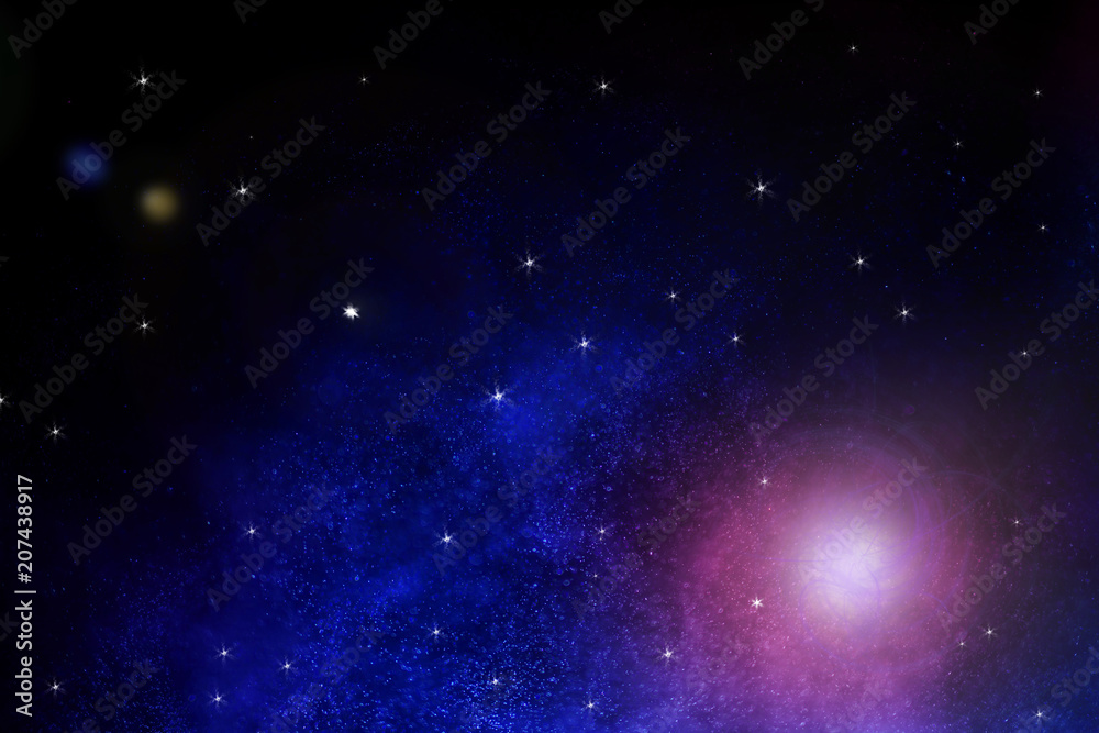 Fototapeta premium Galaxies in my imagination