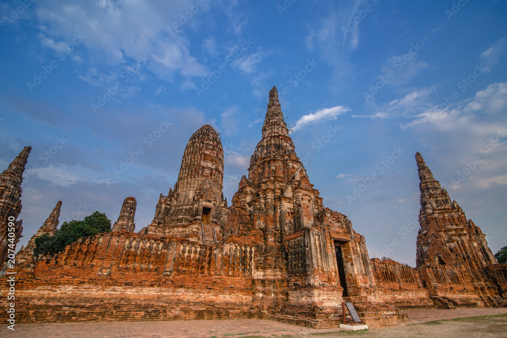 Wat Phra Nakhon Si Ayutthaya, Thailand is a historic site with valuable buildings.