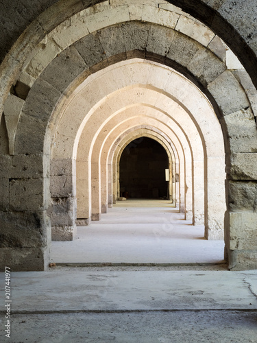 Caravanserai, part of many defensive fortresses on the way of silk in Turkey.