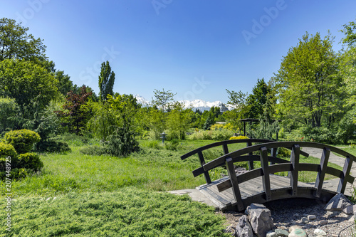 Botanic garden in Almaty, Kazakhstan