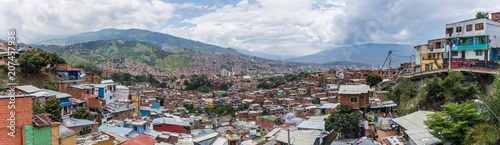 Panorama de la Comuna 13, Medellín, Colombie © Suzanne Plumette