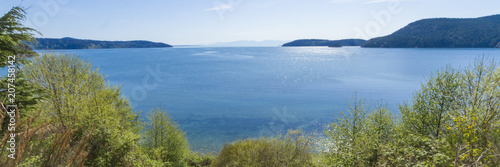 Fotografia Panorama Photo of Puget Sound and the San Juan Islands from Anacortes