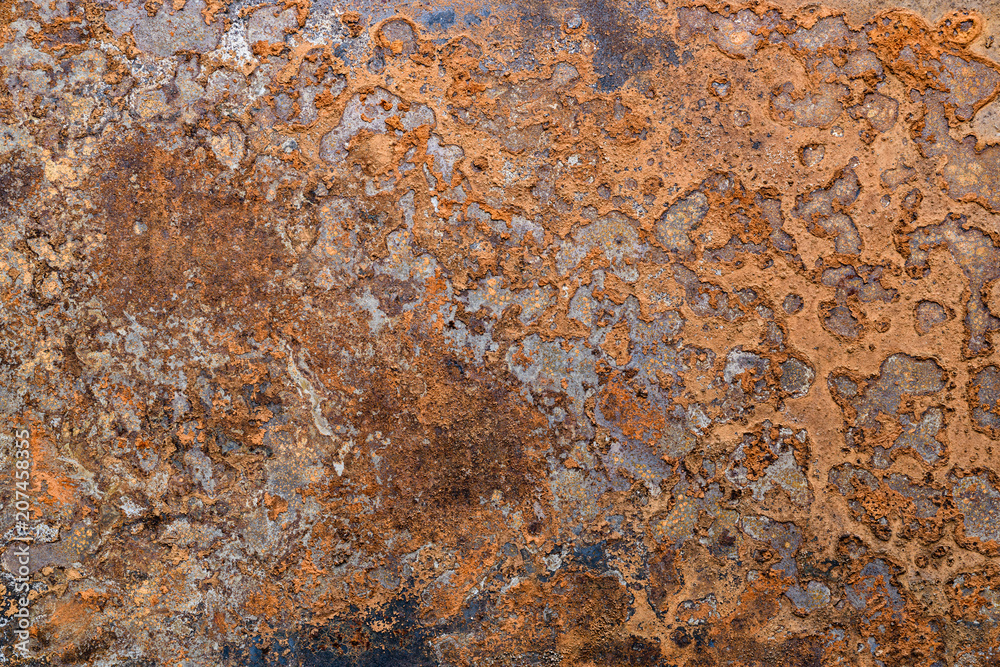 Surface of rusty metal with traces of corrosion and dirt Surface of rusty metal with traces of corrosion and dirt