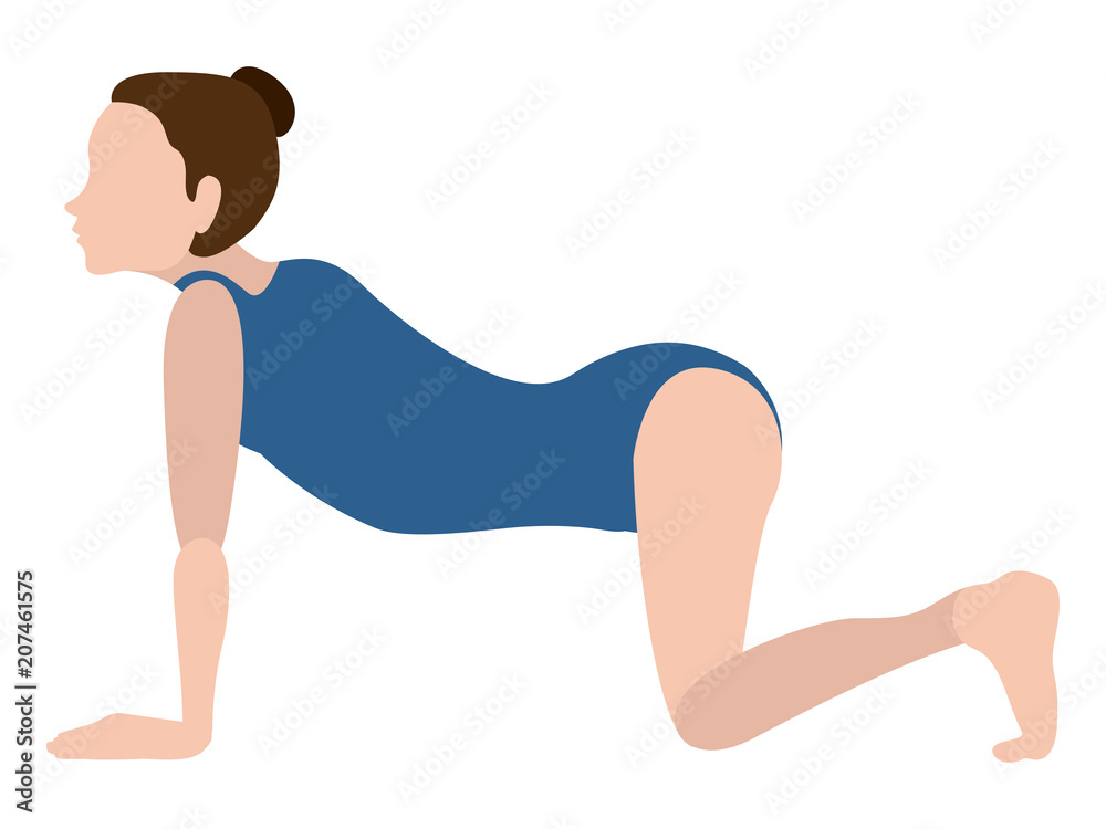 Girl practicing yoga Girl practicing yoga