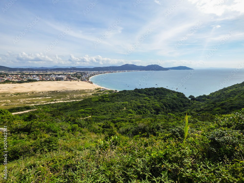A view of Ingleses beach from Morro dos Ingleses (Ingleses Hill) - Florianopolis, Brazil