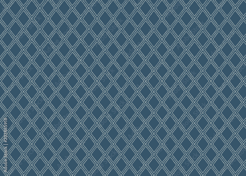 Fototapeta premium Losanges bleus