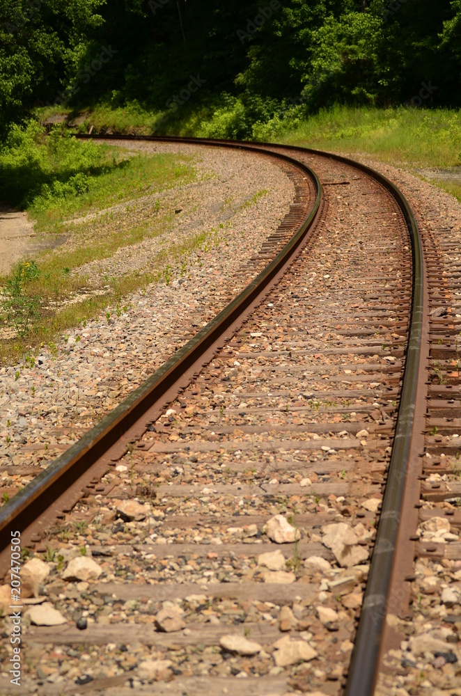 Obraz premium Railroad tracks