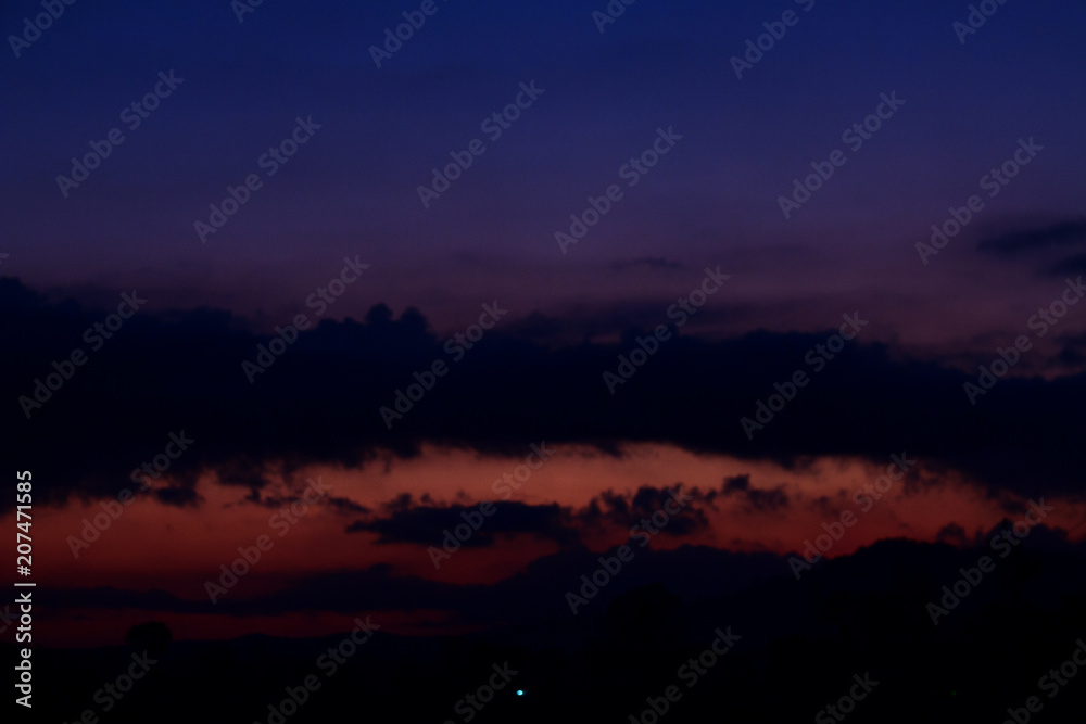 Gradation Sunset Sky Gradation Sunset Sky
