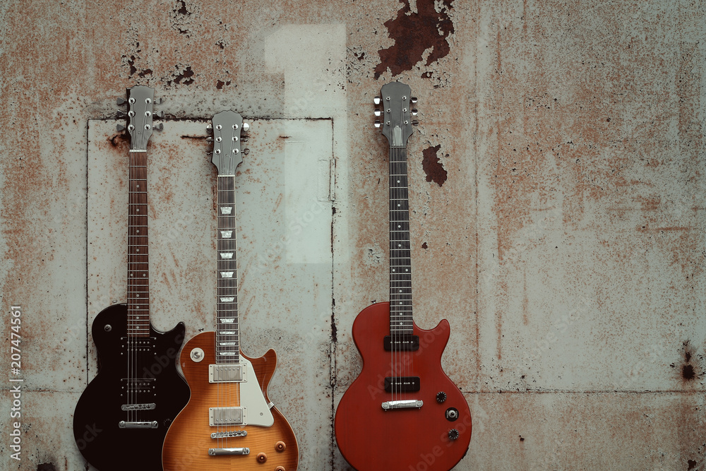 Naklejka premium エレキギター