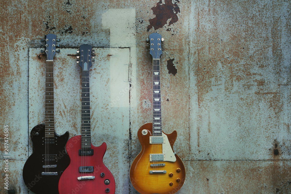 Naklejka premium エレキギター