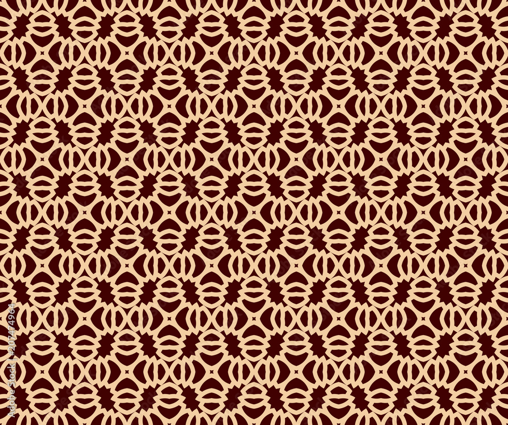 Vector seamless pattern. Modern stylish texture. Repeating linear ornament Vector seamless pattern. Modern stylish texture. Repeating linear ornament