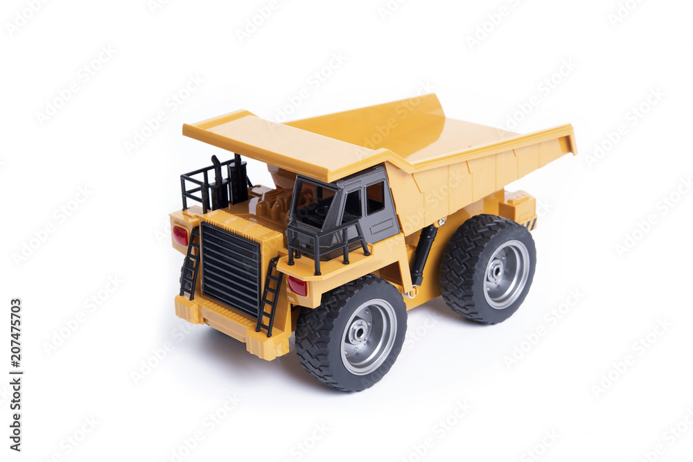 Toy model of heavy truck for mining. Toy model of heavy truck for mining.