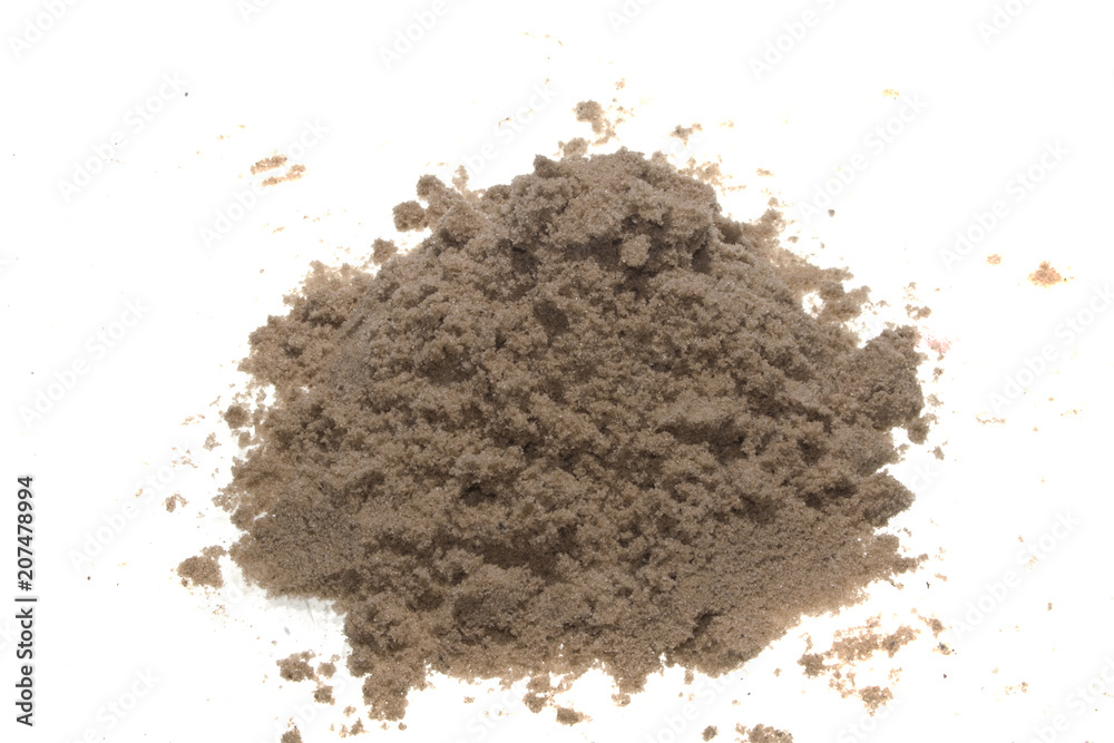 sand isolated on white background sand isolated on white background
