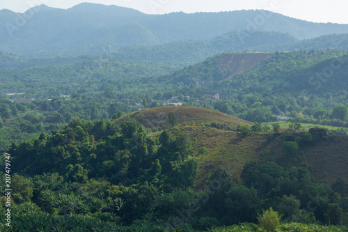 Landscape viewpoint of Grass Mountain.