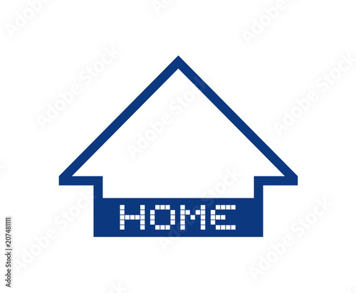 flat home icon