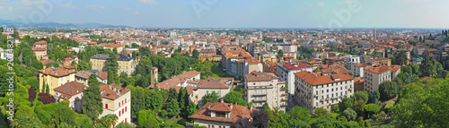 Wallpaper Mural Bergamo, Italy. Landscape at the downtown from the old town located on the top of the hill Torontodigital.ca