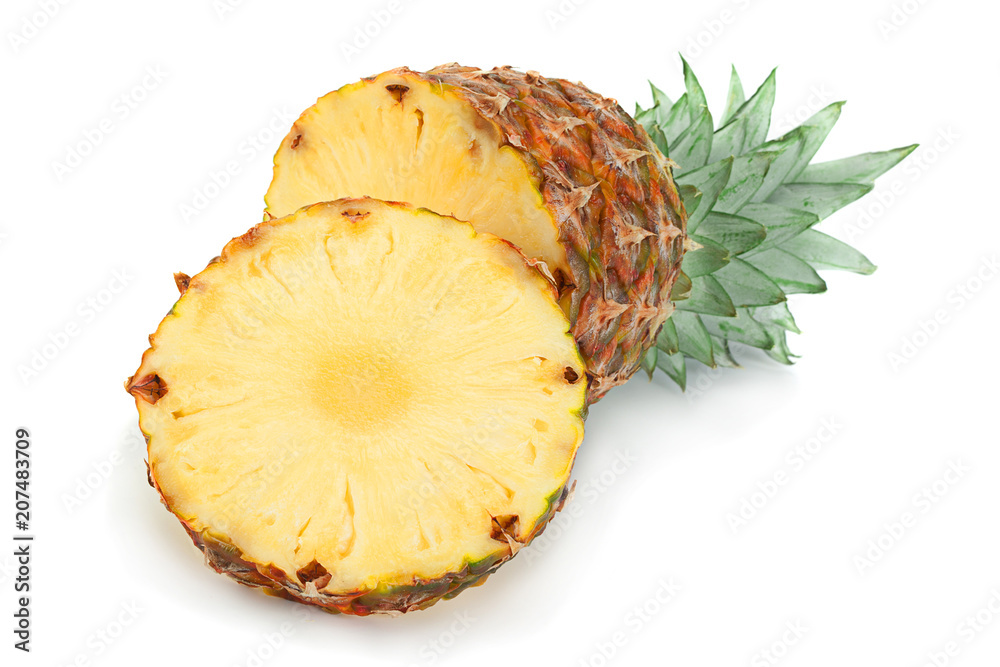 Pineapple tropical fruit closeup Pineapple tropical fruit closeup
